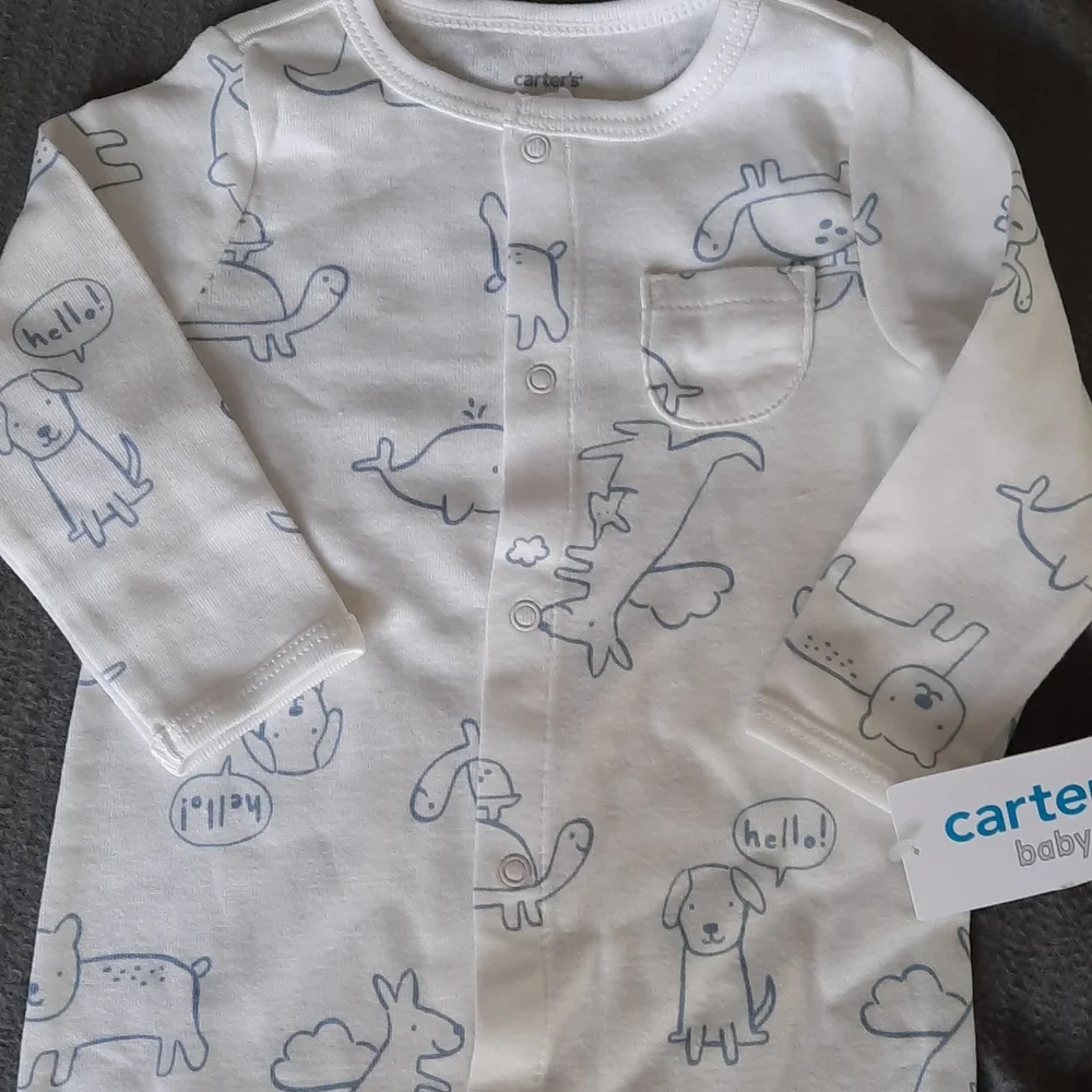 Carter's set with animal print